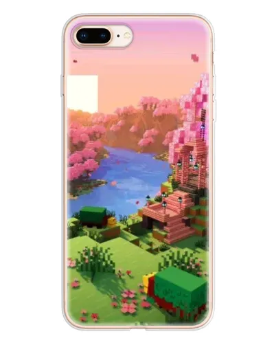 Чехол для iPhone 8 Plus с картинкой «Розовое дерево Minecraft» Чехол для iPhone 8 Plus с картинкой «Розовое дерево Minecraft»