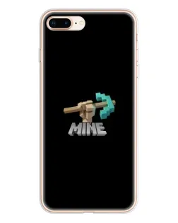 Чехол для iPhone 8 Plus с картинкой «Алмазная кирка»