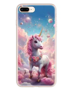 Чохол для iPhone 8 Plus з картинкою «Єдиноріг серед хмар»