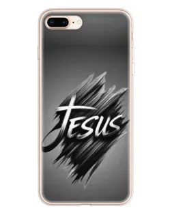 Чохол для iPhone 8 Plus з картинкою «Напис Jesus Graffiti»