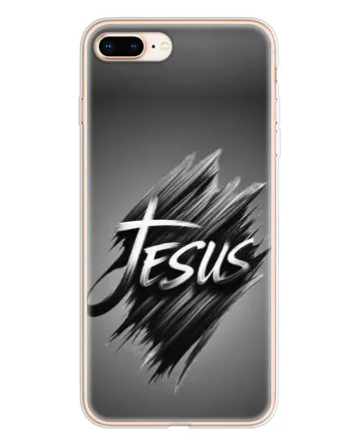Чохол для iPhone 8 Plus з картинкою «Напис Jesus Graffiti»