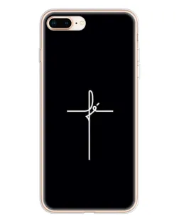 Чехол для iPhone 8 Plus с картинкой «Тонкий крест» Чехол для iPhone 8 Plus с картинкой «Тонкий крест»