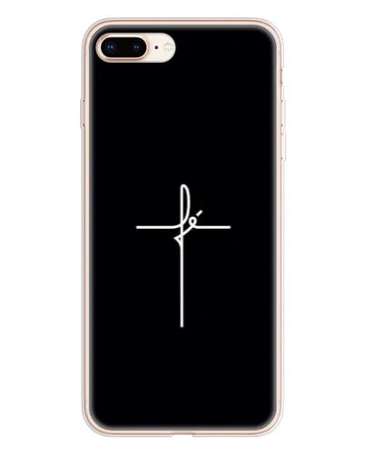 Чехол для iPhone 8 Plus с картинкой «Тонкий крест» Чехол для iPhone 8 Plus с картинкой «Тонкий крест»