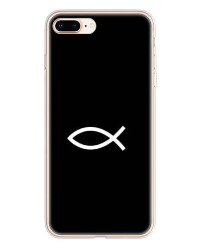 Чехол для iPhone 8 Plus с картинкой «Символ рыбы Jesus» Чехол для iPhone 8 Plus с картинкой «Символ рыбы Jesus»