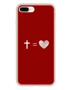 Чехол для iPhone 8 Plus с картинкой «Уравнение любви» Чехол для iPhone 8 Plus с картинкой «Уравнение любви»