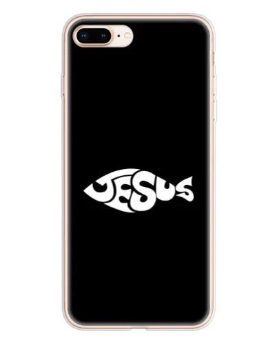 Чехол для iPhone 8 Plus с картинкой «Рыба Jesus» Чехол для iPhone 8 Plus с картинкой «Рыба Jesus»