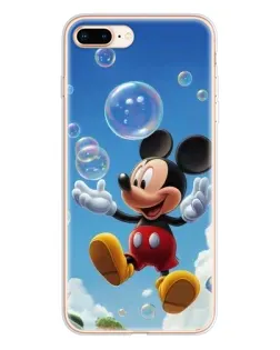 Чохол для iPhone 8 Plus з картинкою «Mickey та мильні бульбашки»