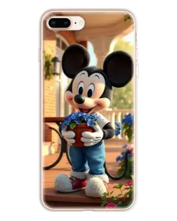Чохол для iPhone 8 Plus з картинкою «Міккі садівник»