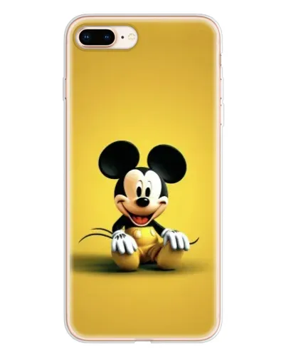 Чохол для iPhone 8 Plus з картинкою «Міккі на жовтому»