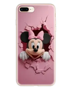 Чохол для iPhone 8 Plus з картинкою «Мінні крізь стіну»
