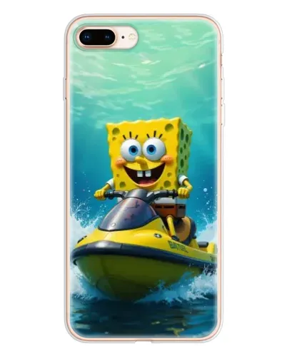 Чехол для iPhone 8 Plus с картинкой «Спанч Боб на гидроцикле» Чехол для iPhone 8 Plus с картинкой «Спанч Боб на гидроцикле»