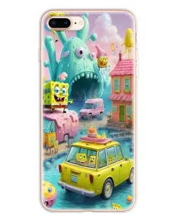 Чехол для iPhone 8 Plus с картинкой «Монстр-трак приключения»