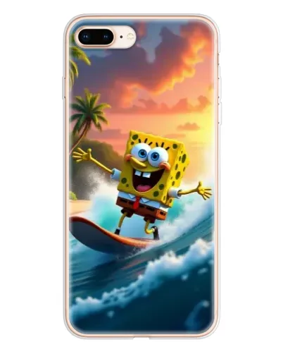 Чехол для iPhone 8 Plus с картинкой «Губка Боб серфингист» Чехол для iPhone 8 Plus с картинкой «Губка Боб серфингист»
