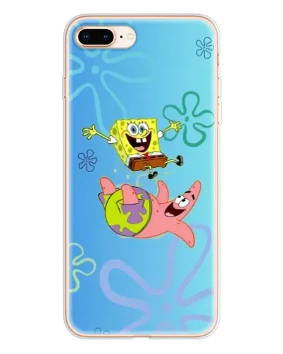 Чехол для iPhone 8 Plus с картинкой «Спанч Боб и Патрик» Чехол для iPhone 8 Plus с картинкой «Спанч Боб и Патрик»