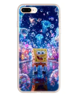 Чехол для iPhone 8 Plus с картинкой «Неоновый океан»