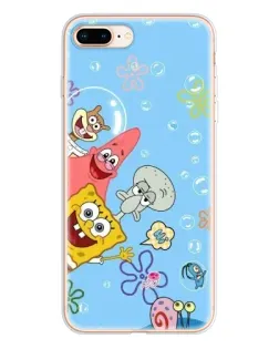 Чехол для iPhone 8 Plus с картинкой «Веселые пузырьки»