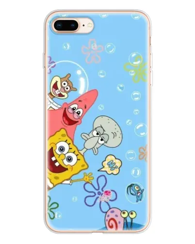 Чехол для iPhone 8 Plus с картинкой «Веселые пузырьки» Чехол для iPhone 8 Plus с картинкой «Веселые пузырьки»
