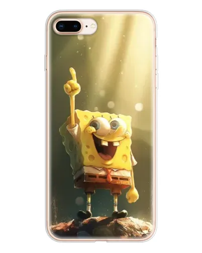 Чехол для iPhone 8 Plus с картинкой «Сияющий Спанч Боб» Чехол для iPhone 8 Plus с картинкой «Сияющий Спанч Боб»