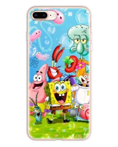 Чехол для iPhone 8 Plus с картинкой «Губка Боб и друзья» Чехол для iPhone 8 Plus с картинкой «Губка Боб и друзья»