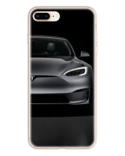 Чехол для iPhone 8 Plus с картинкой «Tesla Model S Look»