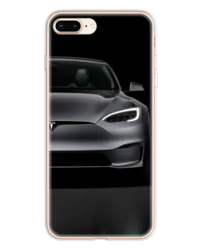 Чехол для iPhone 8 Plus с картинкой «Tesla Model S Look»