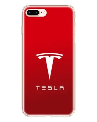 Чехол для iPhone 8 Plus с картинкой «Tesla Red Classic»