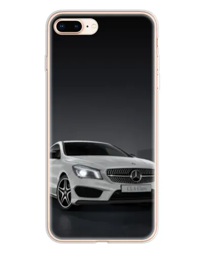 Чехол для iPhone 8 Plus с картинкой «Mercedes AMG GT Silver»