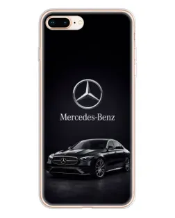 Чехол для iPhone 8 Plus с картинкой «Mercedes — решетка радиатора»