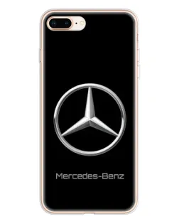 Чехол для iPhone 8 Plus с картинкой «Mercedes Silver Logo»