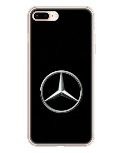 Чехол для iPhone 8 Plus с картинкой «Mercedes классический лого»