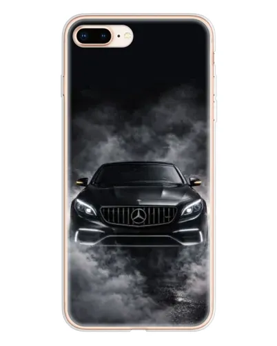 Чехол для iPhone 8 Plus с картинкой «Mercedes в дыму»