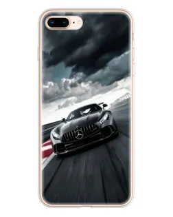 Чехол для iPhone 8 Plus с картинкой «Гоночный Mercedes AMG»