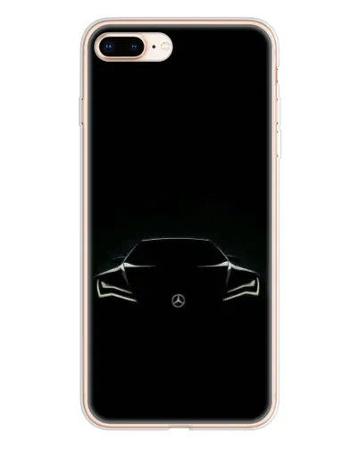 Чехол для iPhone 8 Plus с картинкой «Mercedes — силуэт авто» Чехол для iPhone 8 Plus с картинкой «Mercedes — силуэт авто»