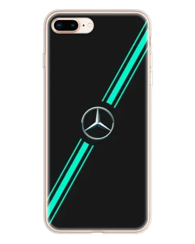 Чехол для iPhone 8 Plus с картинкой «Спортивные линии Mercedes» Чехол для iPhone 8 Plus с картинкой «Спортивные линии Mercedes»