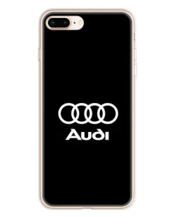Чехол для iPhone 8 Plus с картинкой «Классическое лого Audi»