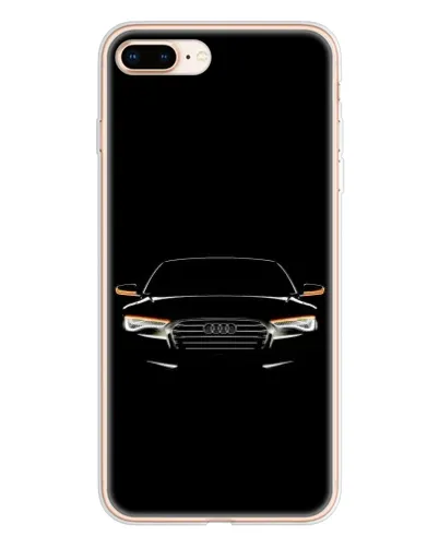 Чехол для iPhone 8 Plus с картинкой «Audi — ночной контур»
