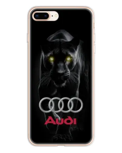 Чехол для iPhone 8 Plus с картинкой «Пантера и Audi»