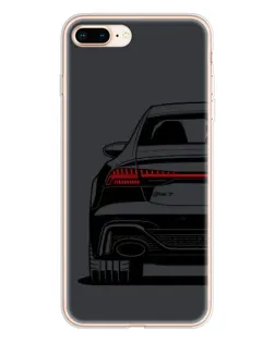 Чехол для iPhone 8 Plus с картинкой «Задняя часть Audi — арт»