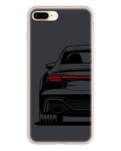 Чехол для iPhone 8 Plus с картинкой «Задняя часть Audi — арт»