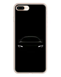 Чехол для iPhone 8 Plus с картинкой «Взгляд Audi в темноте»