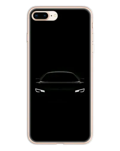 Чехол для iPhone 8 Plus с картинкой «Взгляд Audi в темноте»