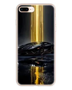 Чехол для iPhone 8 Plus с картинкой «Ночной Lamborghini драйв» Чехол для iPhone 8 Plus с картинкой «Ночной Lamborghini драйв»