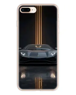 Чехол для iPhone 8 Plus с картинкой «Lamborghini золотые линии» Чехол для iPhone 8 Plus с картинкой «Lamborghini золотые линии»