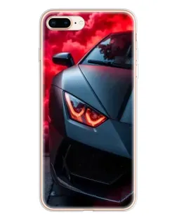 Чехол для iPhone 8 Plus с картинкой «Lamborghini красное сияние» Чехол для iPhone 8 Plus с картинкой «Lamborghini красное сияние»