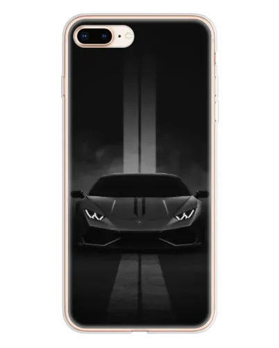 Чехол для iPhone 8 Plus с картинкой «Lamborghini симметрия дорог»