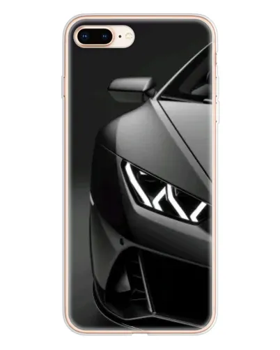 Чехол для iPhone 8 Plus с картинкой «Lamborghini фары детализация»