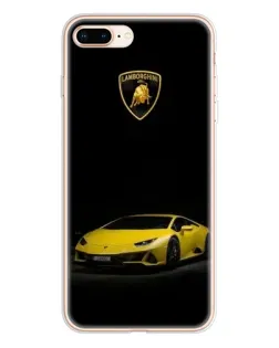 Чехол для iPhone 8 Plus с картинкой «Lamborghini желтый акцент» Чехол для iPhone 8 Plus с картинкой «Lamborghini желтый акцент»