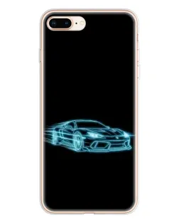 Чехол для iPhone 8 Plus с картинкой «Неоновый контур Lamborghini» Чехол для iPhone 8 Plus с картинкой «Неоновый контур Lamborghini»
