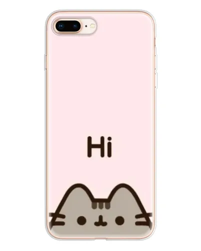 Чехол для iPhone 8 Plus с картинкой «Пушин говорит Hi» Чехол для iPhone 8 Plus с картинкой «Пушин говорит Hi»