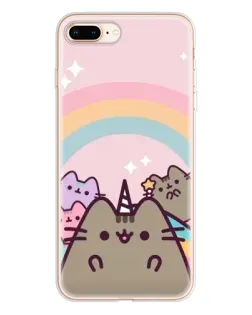 Чехол для iPhone 8 Plus с картинкой «Единорог Pusheen»